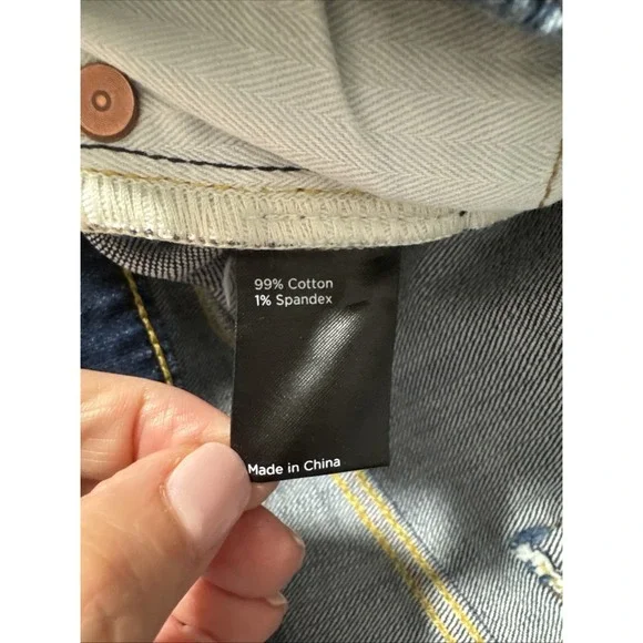 Flint and Tinder Men's Straight Fit Jeans Dark Blue Size 28 x 32 - Picture 8 of 13